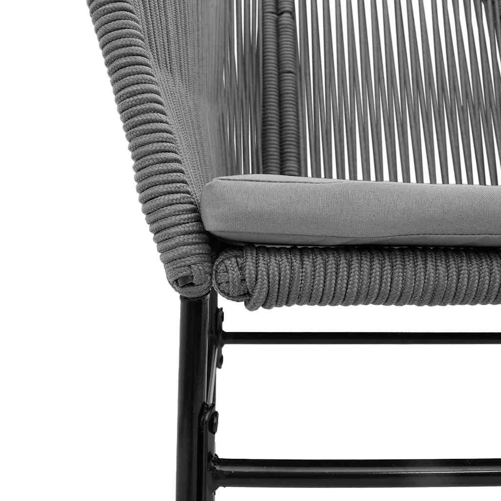 7 Dele Spisebordssæt Til Haven M. Hynder Polyrattan Glas