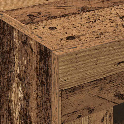 Vægskab 2 Pcs Gammelt Træ 69.5 X 34 X 90 Cm Konstrueret Træ - Billede 10