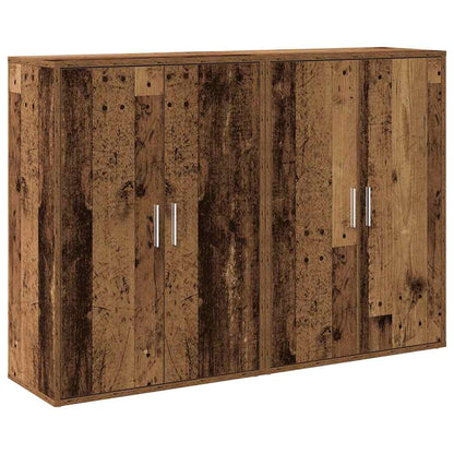 Sideboard 2 Dele 60 X 31 X 84 Cm Konstrueret Træ - Billede 2