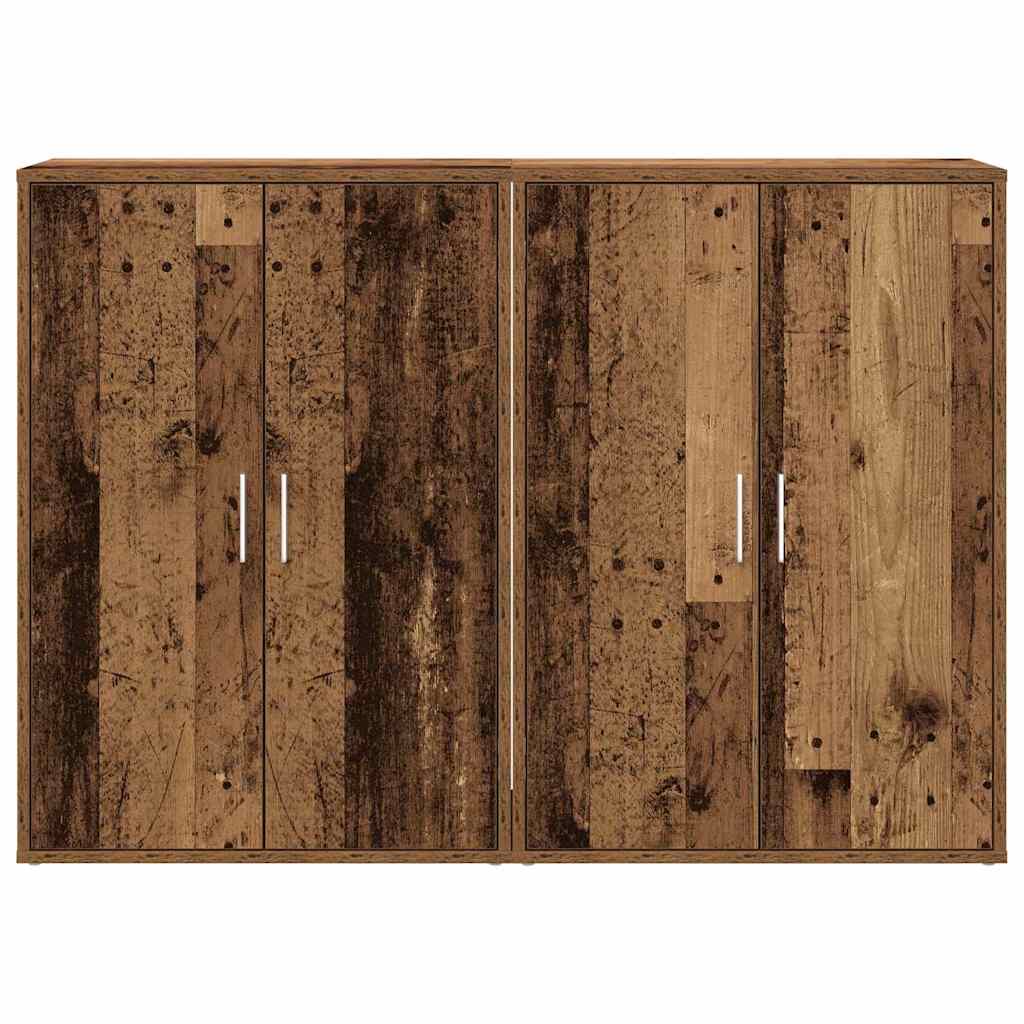 Sideboard 2 Dele 60 X 31 X 84 Cm Konstrueret Træ - Billede 6