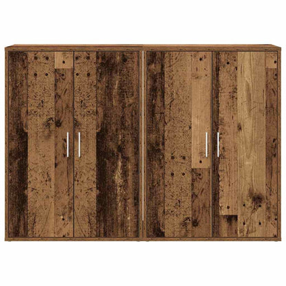 Sideboard 2 Dele 60 X 31 X 84 Cm Konstrueret Træ - Billede 6