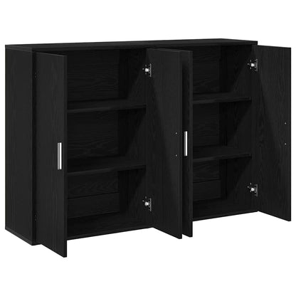 Sideboard Sort Eg 60 X 31 X 84 Cm Konstrueret Træ - Billede 5