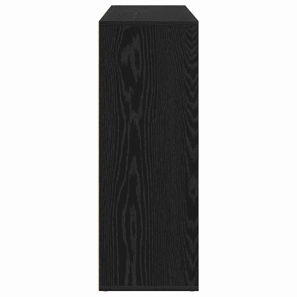 Sideboard Sort Eg 60 X 31 X 84 Cm Konstrueret Træ - Billede 7