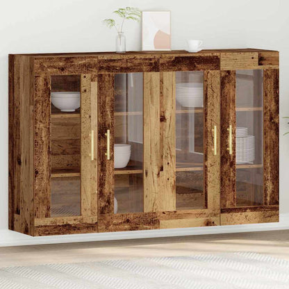 Væggeskabe 2 Dele 69,5 X 34 X 90 Cm Konstrueret Træ - Variant 3334305