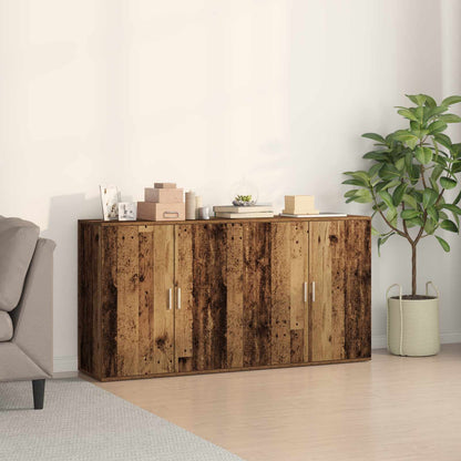 Sideboard 2 Dele 79 X 38 X 80 Cm Konstrueret Træ - Hovedbillede
