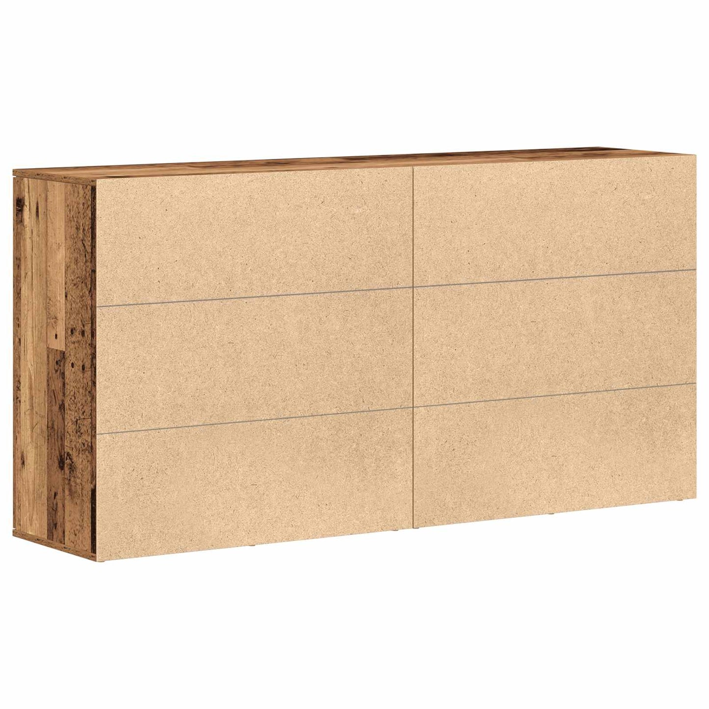 Sideboard 2 Dele 79 X 38 X 80 Cm Konstrueret Træ - Billede 8