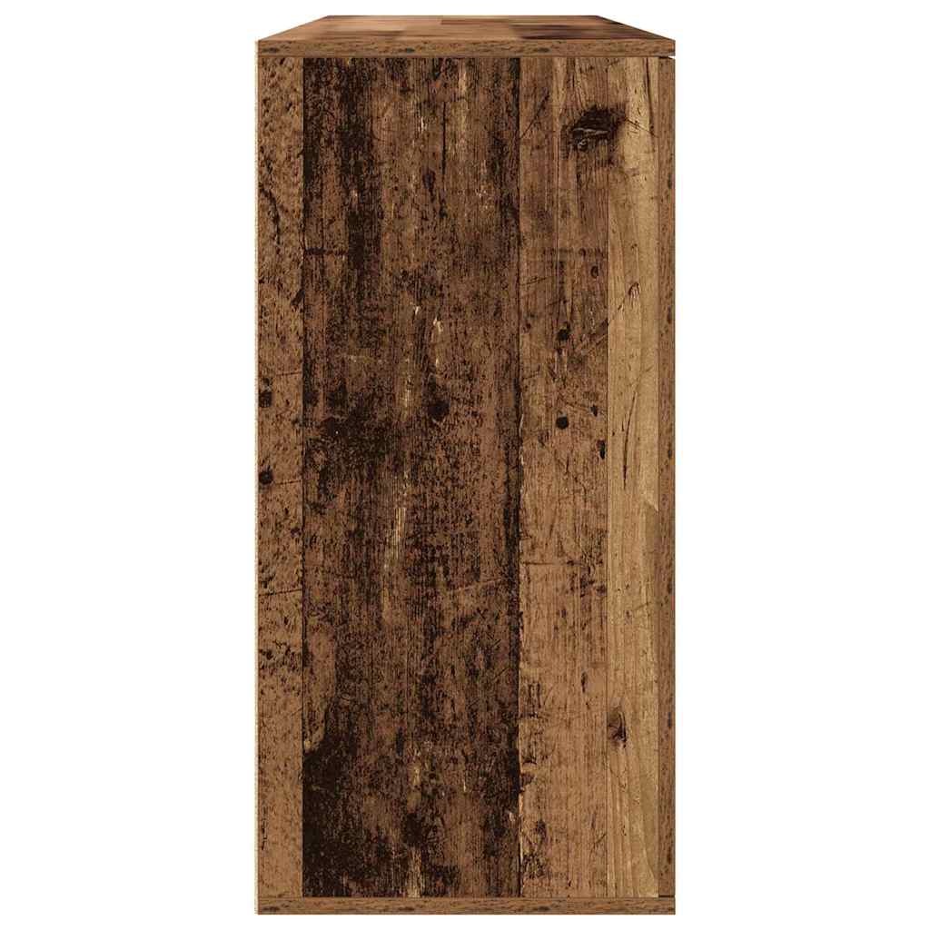 Sideboards 2 Pcs Gammelt Træ 79 X 38 X 80 Cm Konstrueret Træ - Billede 7
