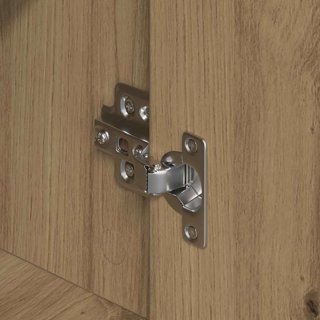 Sideboards 2 Pcs Artisan Eg 79 X 38 X 80 Cm Konstrueret Træ - Billede 9
