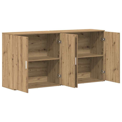 Sideboards 2 Pcs Artisan Eg 79 X 38 X 80 Cm Konstrueret Træ - Billede 5