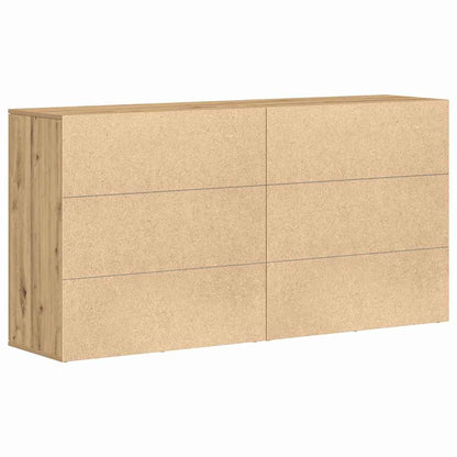 Sideboards 2 Pcs Artisan Eg 79 X 38 X 80 Cm Konstrueret Træ - Billede 8