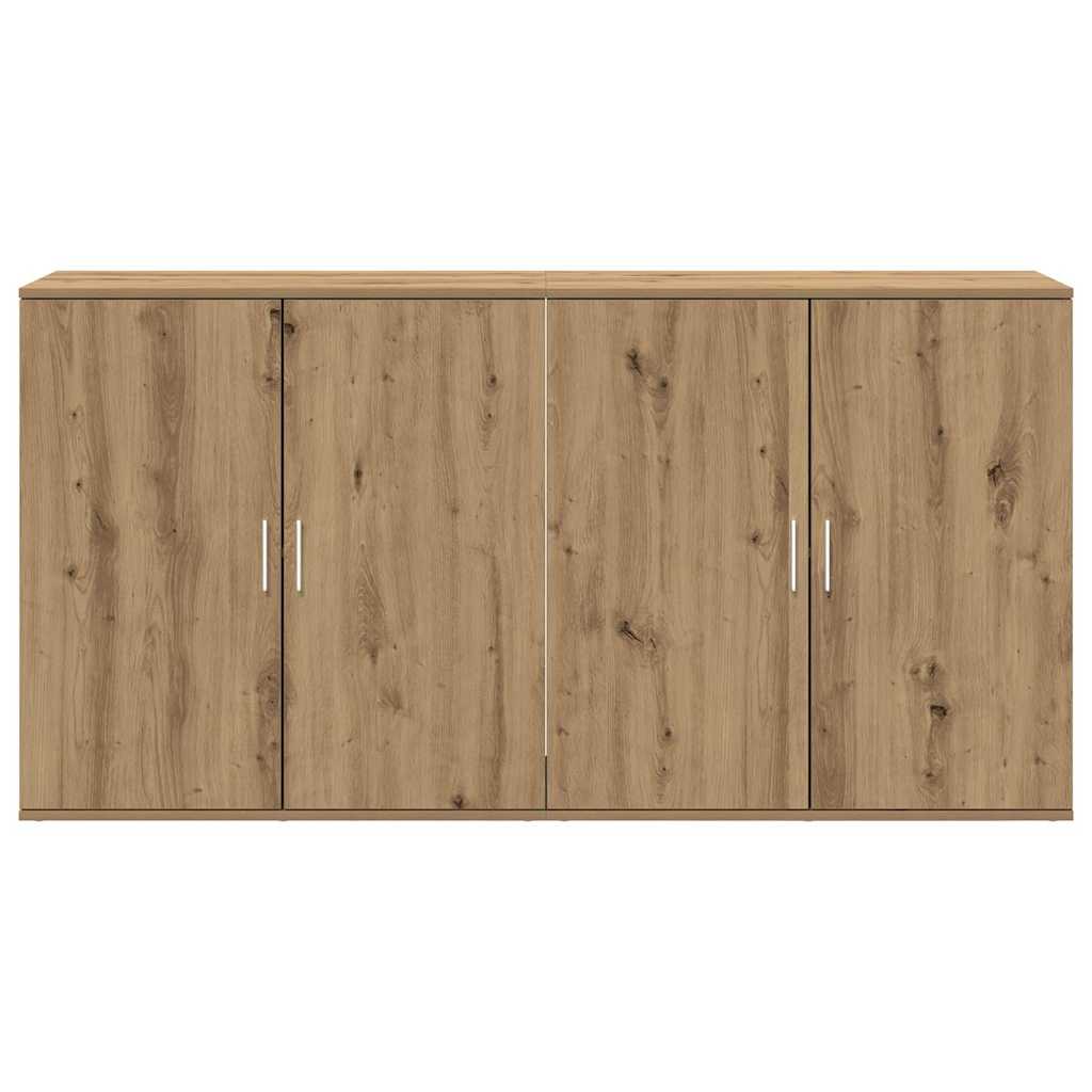 Sideboards 2 Pcs Artisan Eg 79 X 38 X 80 Cm Konstrueret Træ - Billede 6