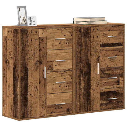 Sideboard 2 Dele 60 X 31 X 84 Cm Konstrueret Træ - Billede 3