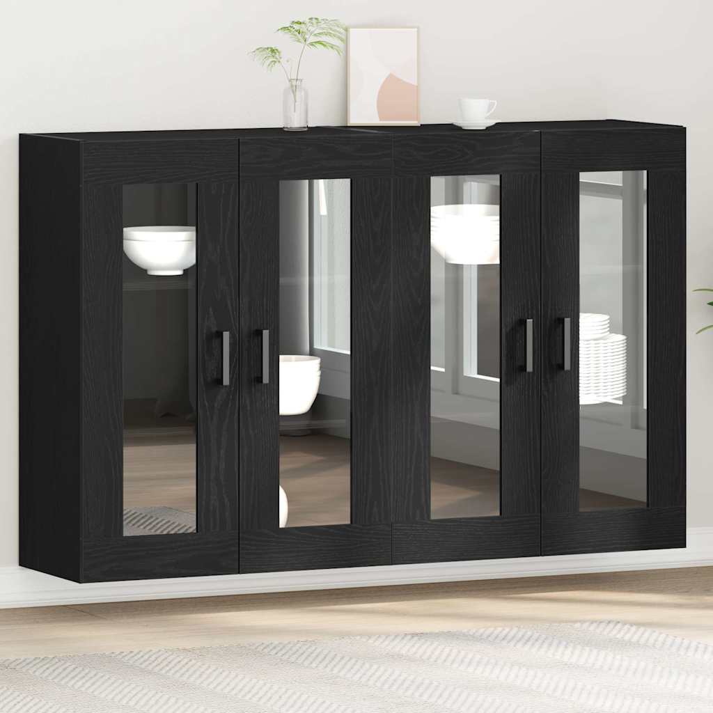 Væggeskabe 2 Dele 69,5 X 34 X 90 Cm Konstrueret Træ - Variant 3334316