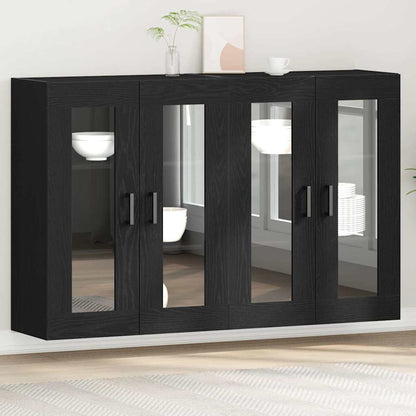 Væggeskabe 2 Dele 69,5 X 34 X 90 Cm Konstrueret Træ - Variant 3334316