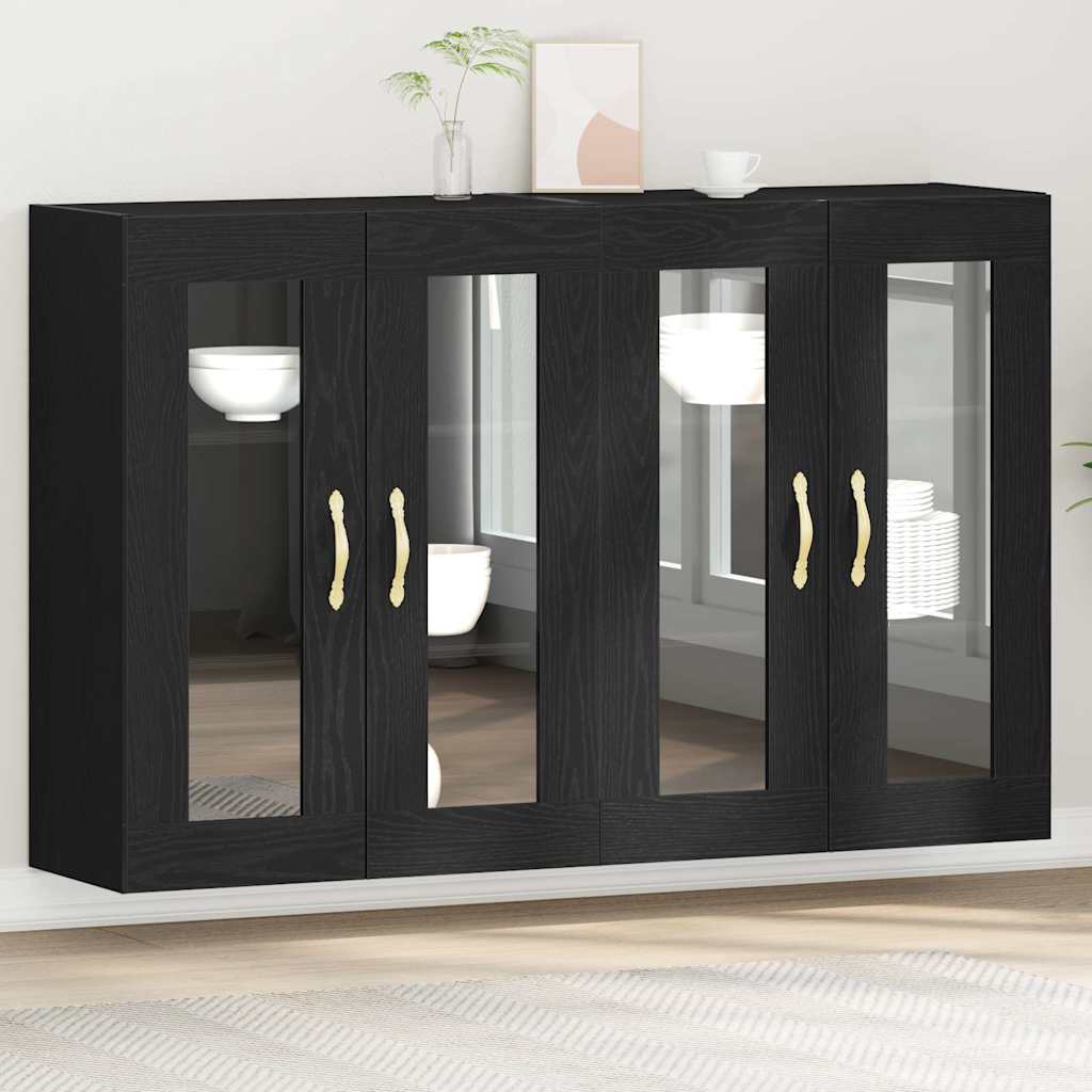 Væggeskabe 2 Dele 69,5 X 34 X 90 Cm Konstrueret Træ - Variant 3334319