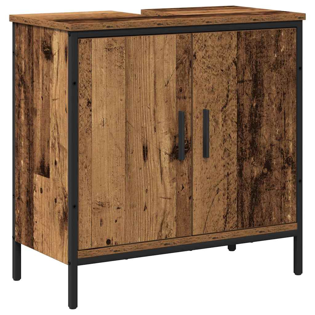 Badeværelsesmøbel Sæt Med Opbevaring 2 Pcs Brun 60 X 30 X 60 Cm - Billede 6