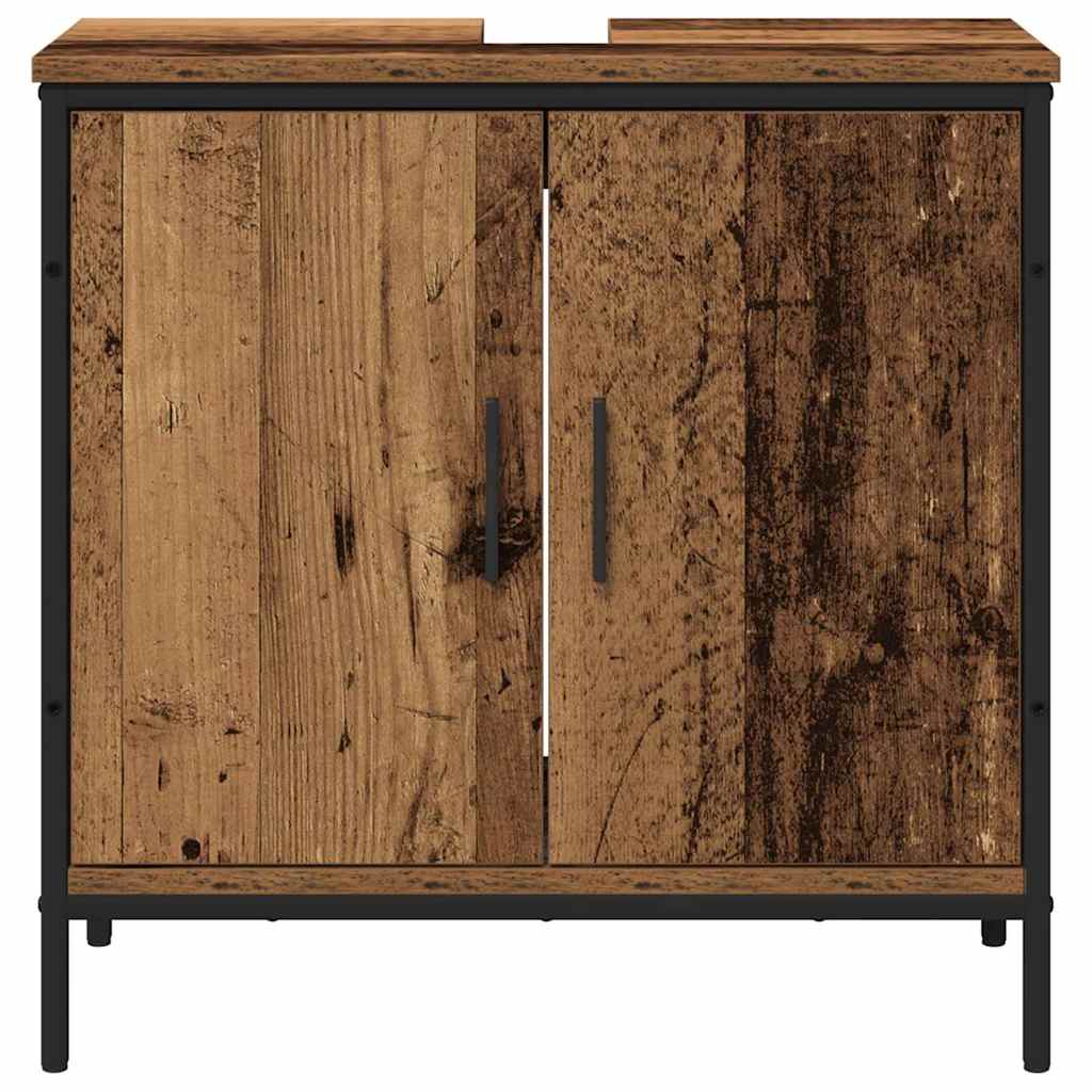 Badeværelsesmøbel Sæt Med Opbevaring 2 Pcs Brun 60 X 30 X 60 Cm - Billede 8