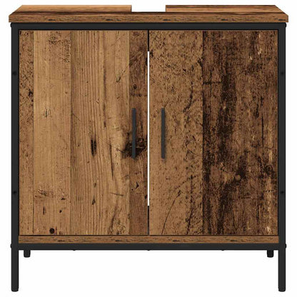 Badeværelsesmøbel Sæt Med Opbevaring 2 Pcs Brun 60 X 30 X 60 Cm - Billede 8
