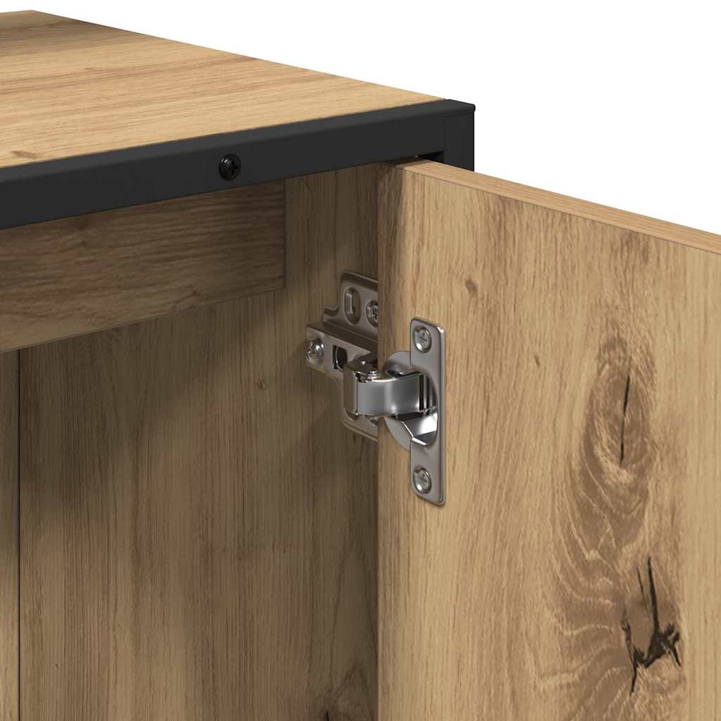 Badeværelsesmøbel Sæt Med Opbevaring 2 Pcs Brun 60 X 30 X 60 Cm - Billede 11