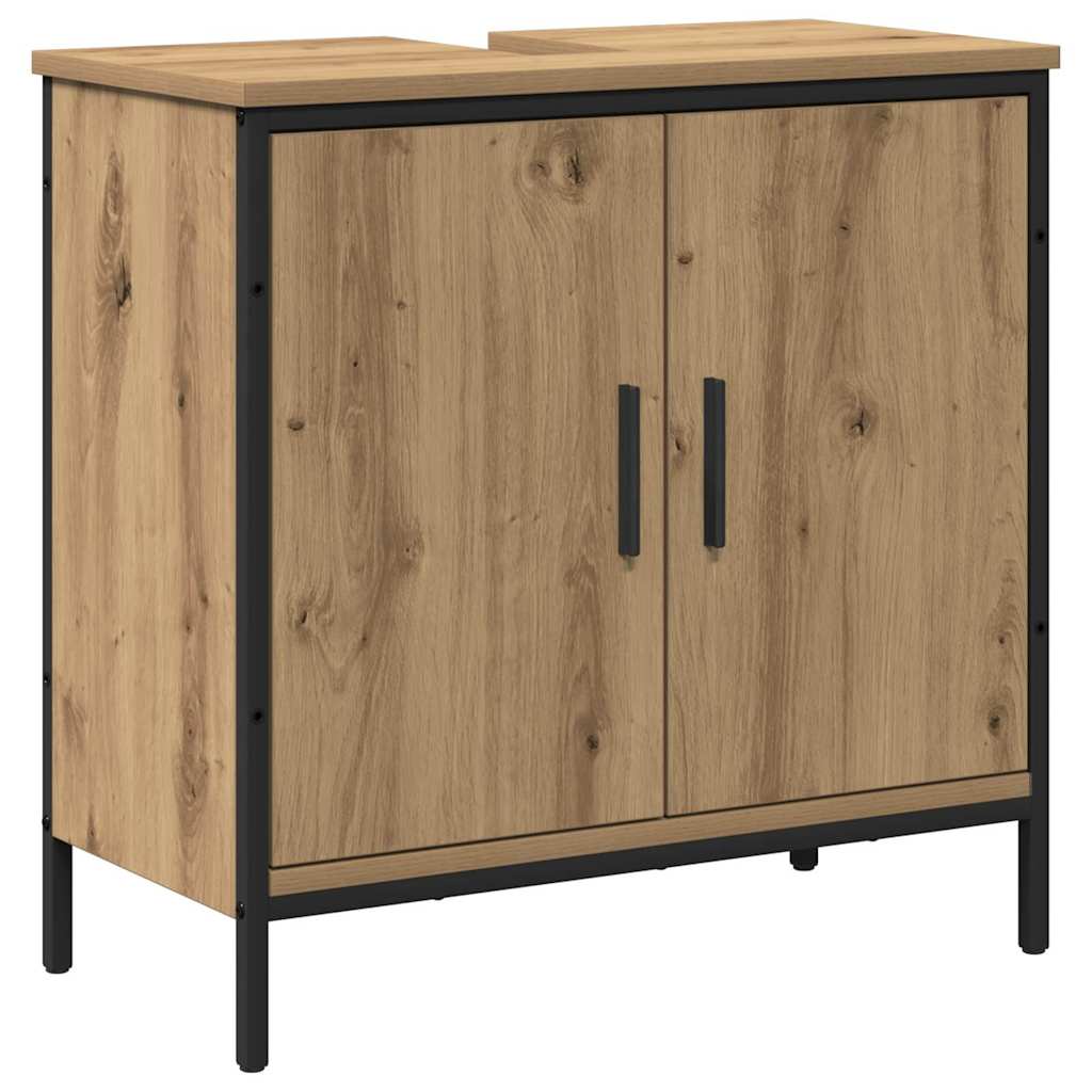 Badeværelsesmøbel Sæt Med Opbevaring 2 Pcs Brun 60 X 30 X 60 Cm - Billede 6