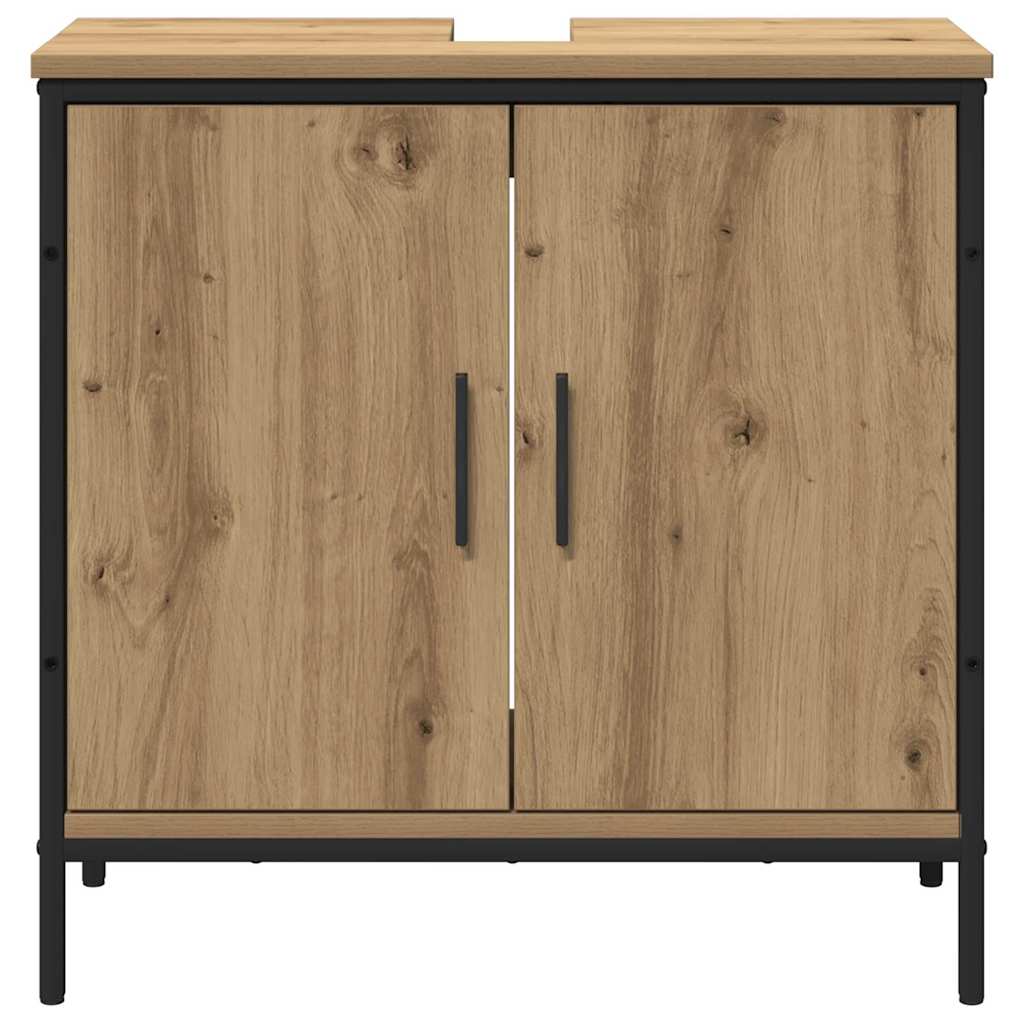 Badeværelsesmøbel Sæt Med Opbevaring 2 Pcs Brun 60 X 30 X 60 Cm - Billede 8