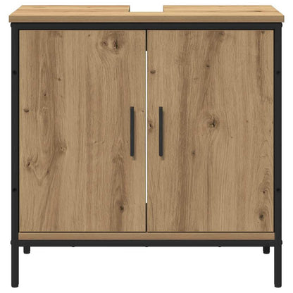 Badeværelsesmøbel Sæt Med Opbevaring 2 Pcs Brun 60 X 30 X 60 Cm - Billede 8