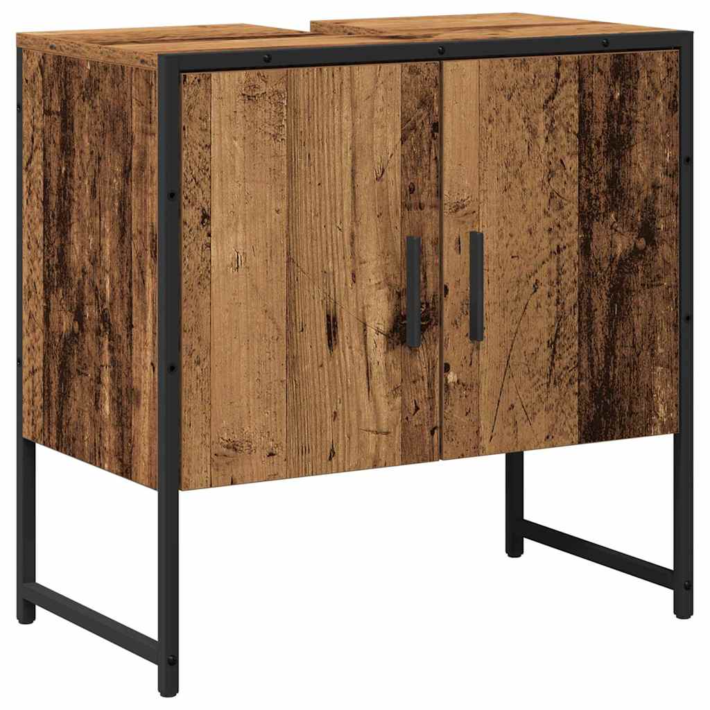Badeværelsesmøbel Sæt Med Opbevaring 2 Pcs Brun 60 X 33 X 60 Cm - Billede 6
