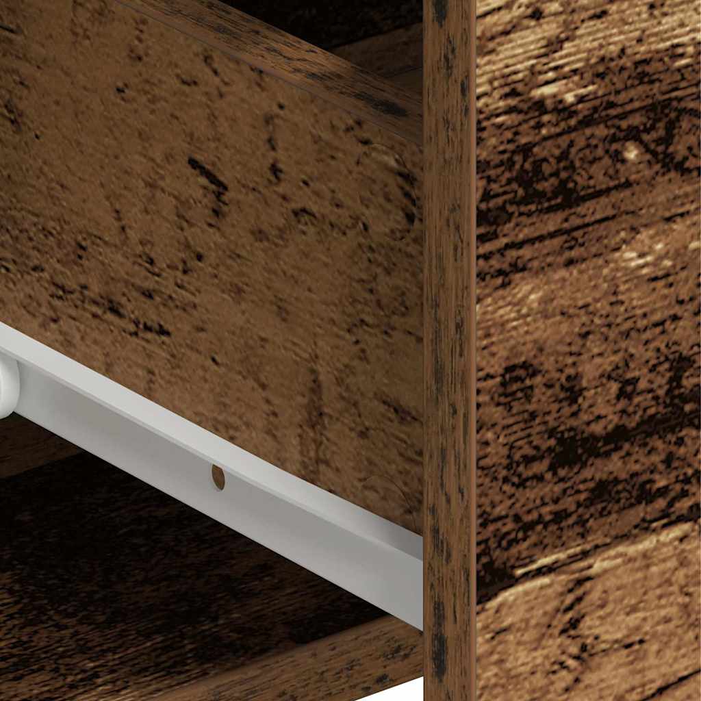 Highboard 80 X 33 X 150 Cm Konstrueret Træ - Billede 11