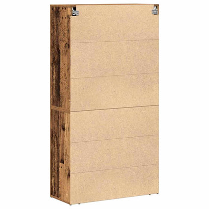 Highboard 80 X 33 X 150 Cm Konstrueret Træ - Billede 8