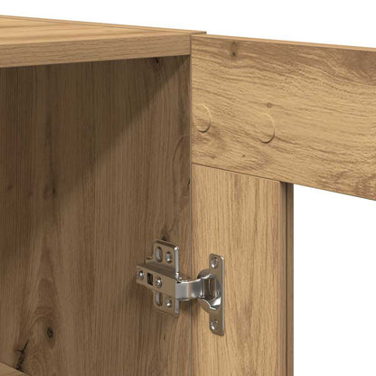 Highboard 2 Pcs Artisan Eg 69,5 X 34 X 180 Cm Konstrueret Træ - Billede 11