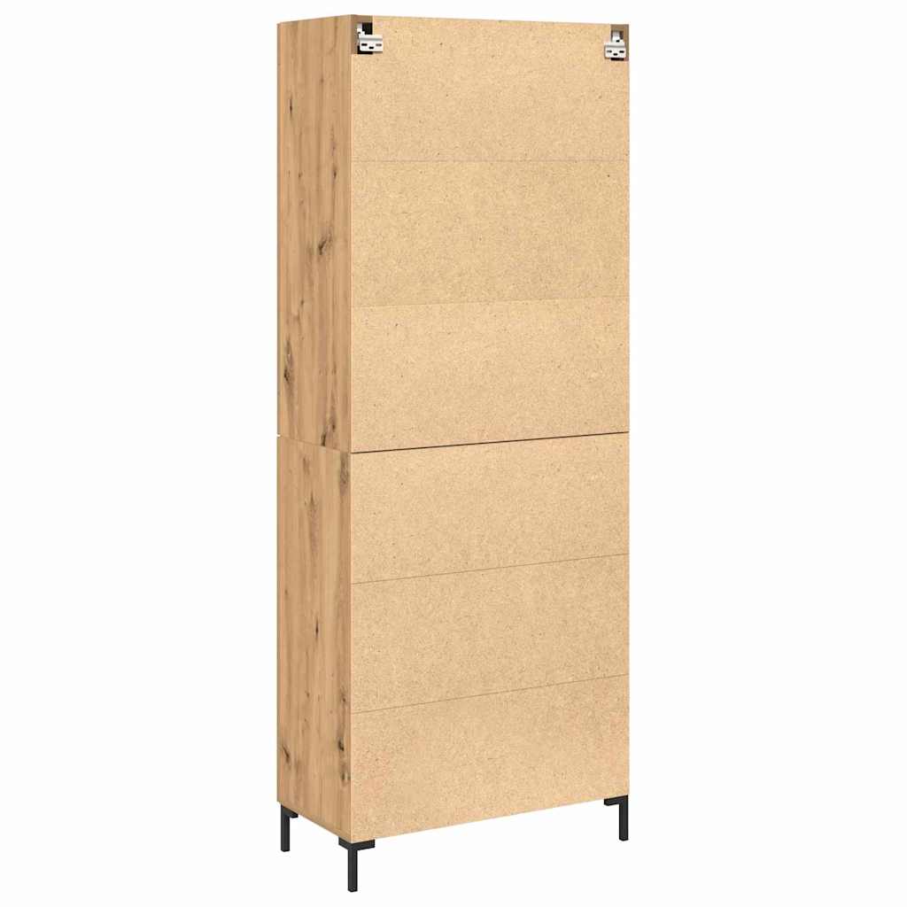 Highboard 2 Pcs Artisan Eg 69,5 X 34 X 180 Cm Konstrueret Træ - Billede 8