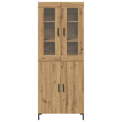 Highboard 2 Pcs Artisan Eg 69,5 X 34 X 180 Cm Konstrueret Træ - Billede 6