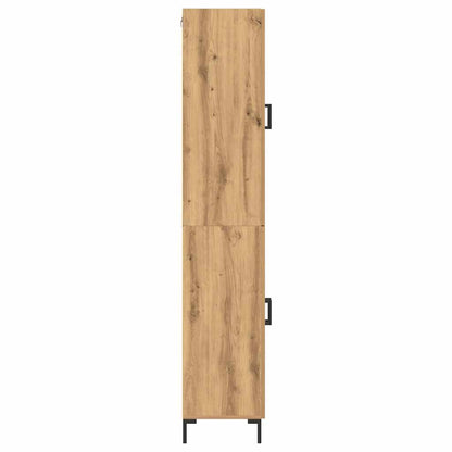 Highboard 2 Pcs Artisan Eg 69,5 X 34 X 180 Cm Konstrueret Træ - Billede 7