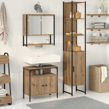 Badeværelsesmøbel Sæt 3 Pcs Artisan Eg 33 X 33 X 185.5 Cm - Hovedbillede