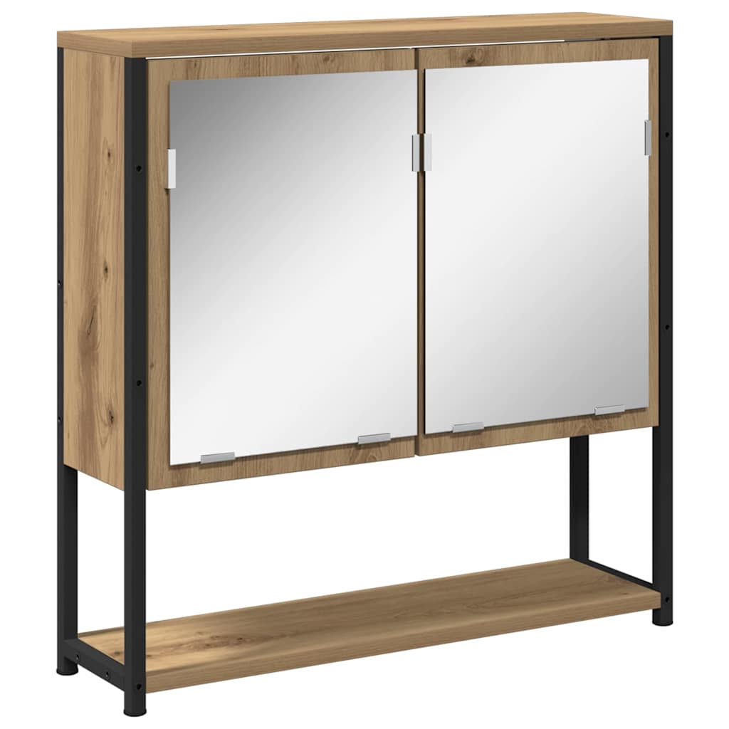 Badeværelsesmøbel Sæt 4 Pcs Artisan Eg 33 X 33 X 185.5 Cm - Billede 5