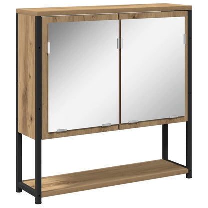 Badeværelsesmøbel Sæt 4 Pcs Artisan Eg 33 X 33 X 185.5 Cm - Billede 5