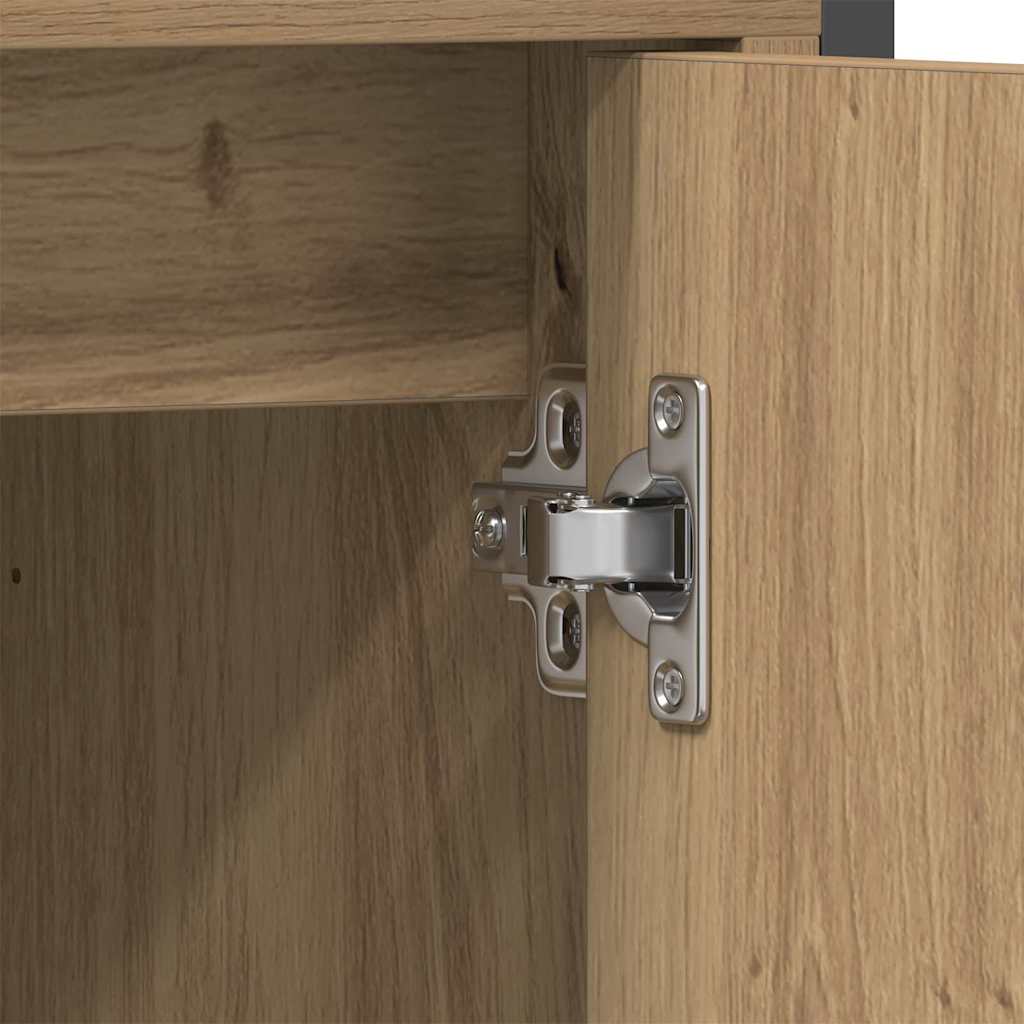 Badeværelsesmøbel Sæt 4 Pcs Artisan Eg 33 X 33 X 185.5 Cm - Billede 13