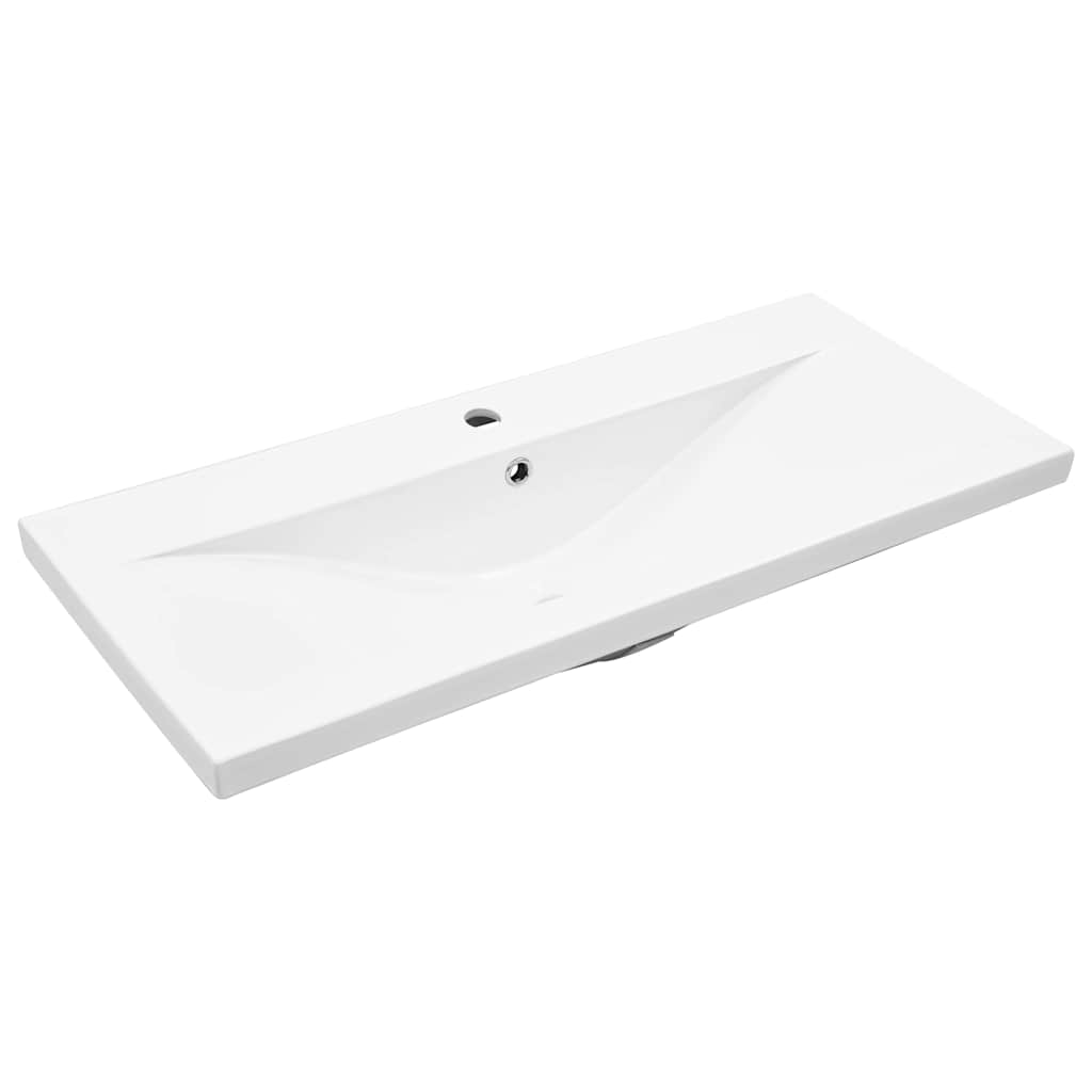 Badeværelsesmøbel Sæt Med Dør 5 Pcs Sort Eg 30 X 30 X 130 Cm - Billede 5
