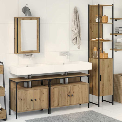 Badeværelsesmøbel Sæt 4 Pcs Artisan Eg 33 X 33 X 185.5 Cm - Hovedbillede