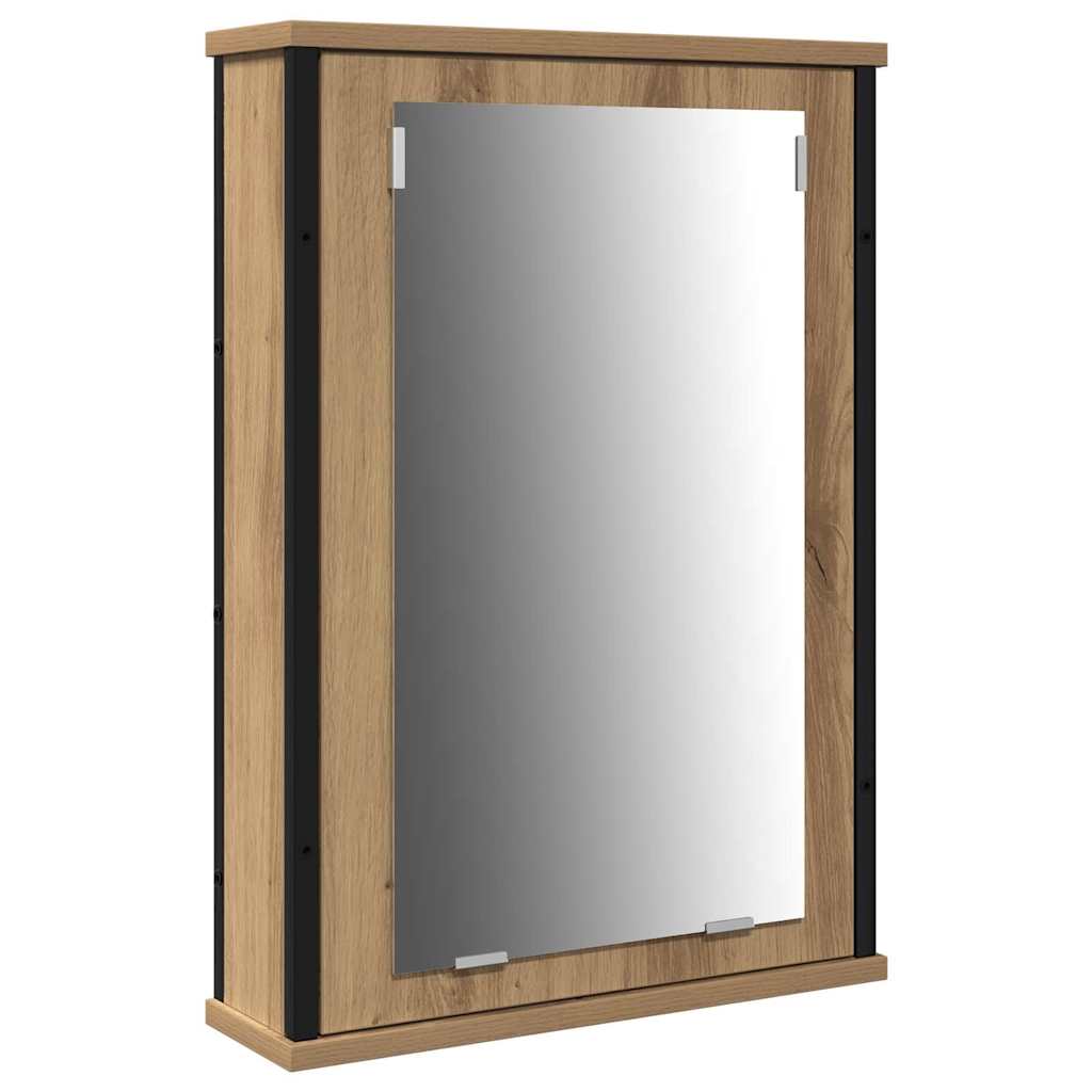 Badeværelsesmøbel Sæt 4 Pcs Artisan Eg 33 X 33 X 185.5 Cm - Billede 5