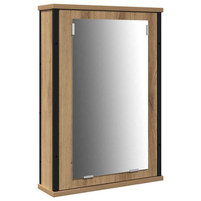 Badeværelsesmøbel Sæt 4 Pcs Artisan Eg 33 X 33 X 185.5 Cm - Billede 5