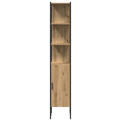 Badeværelsesskabsæt Med Dør 4 Pcs Artisan Eg 33 X 33 X 185.5 Cm - Billede 12