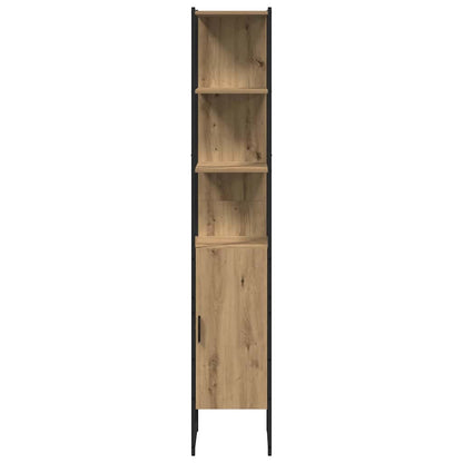 Badeværelsesmøbel Sæt Med Hylde 4 Pcs Brun 33 X 33 X 185.5 Cm - Billede 8