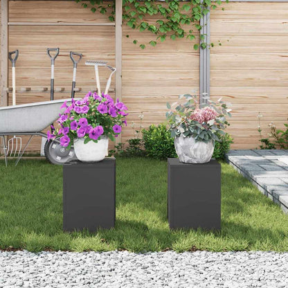 Planteholder 2 Dele 24 X 24 X 35 Cm Stål - Billede 4