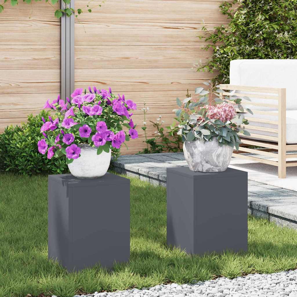 Planteholder 2 Dele 24 X 24 X 35 Cm Stål - Variant 865808