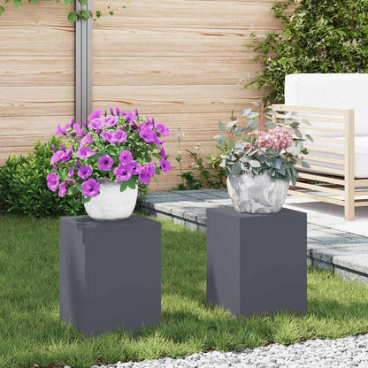 Planteholder 2 Dele 24 X 24 X 35 Cm Stål - Variant 865808