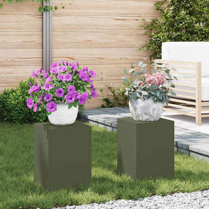 Planteholder 2 Dele 24 X 24 X 35 Cm Stål - Variant 865809