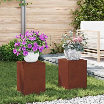 Planteholder 2 Dele 24 X 24 X 35 Cm Stål - Variant 865812