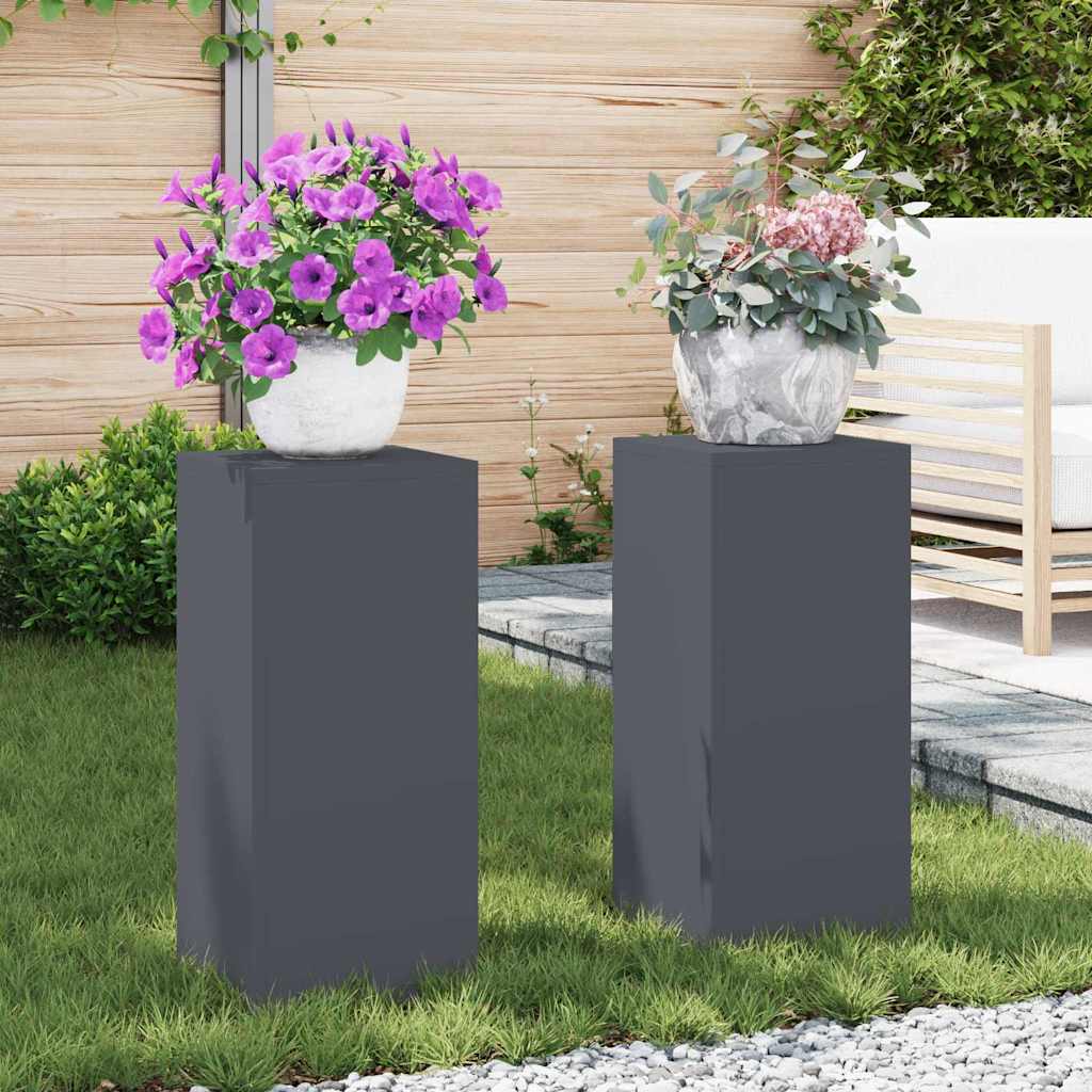 Planteholder 2 Dele 24 X 24 X 35 Cm Stål - Variant 865815
