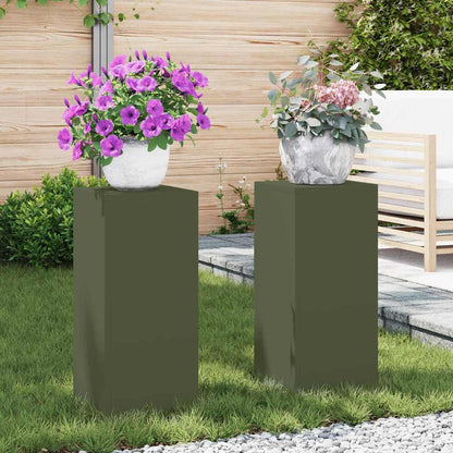 Planteholder 2 Dele 24 X 24 X 35 Cm Stål - Variant 865816